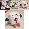 Entzückendes Mahjong-Kissen mit weichem Plüschbezug für Schreibtischstuhl und Entspannung im Wohnzimmer
