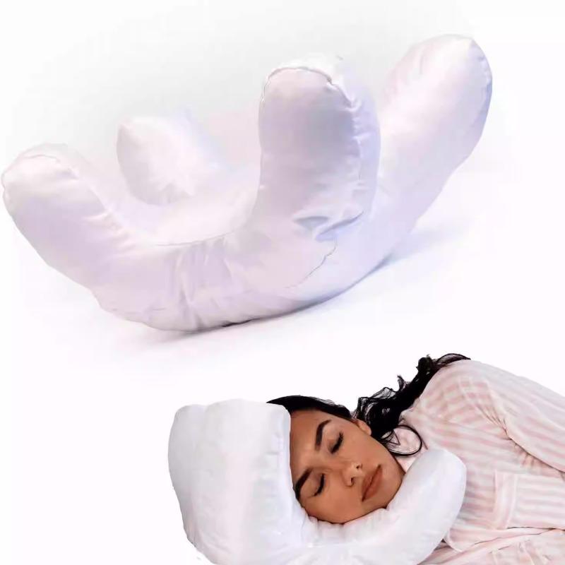 Flawless Face Pillow Soft Satin Silk Sleeping Pillow Anti Wrinkle Face Beauty Contour Rest Neck Relief Cushion Head Rest Gift