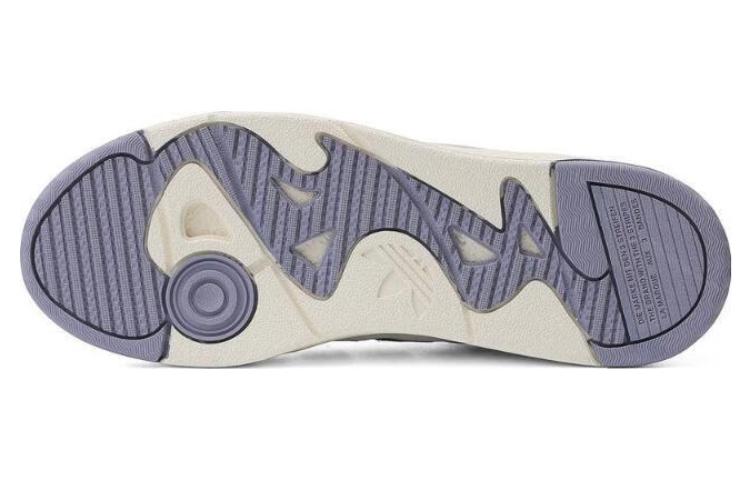 adidas Originals Post Up Slip Resistant Mid Top Skateboard Shoes Unisex White Purple IG9129