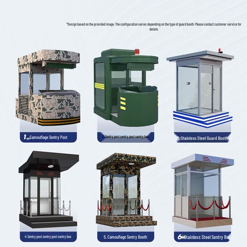Shuangxinda Outdoor Bulletproof Steel Guard Booth