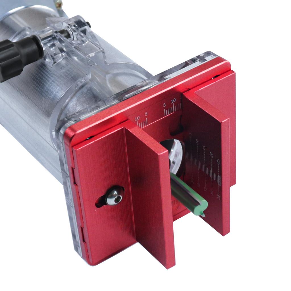 2 in 1 Slotted Base and Fastening Bracket for 65mm Trimming Machine,Invisible Fasteners Wood Milling Base Slotting Guide Locator