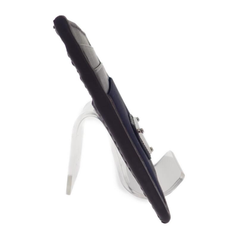 Prada 2MC025_384_F0C1B Card Case Navy/Dark Brown Nylon/leather Women