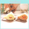 Pingente de Pelúcia de Animal Fofo Com Tecido Dourado Minky Para Mochilas E Chaves