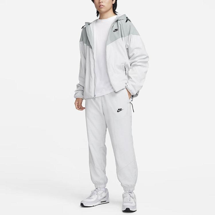 Nike Windrunner Solid Color Elastic Casual Tapered Knit Sports Pants Men bottoms Light-Silver FB8617-034