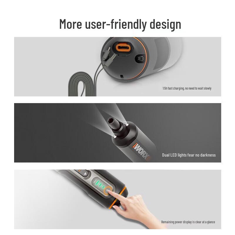 WORX Cordless Electric Screwdriver & Tool Kits CN Plug (adapter Included)