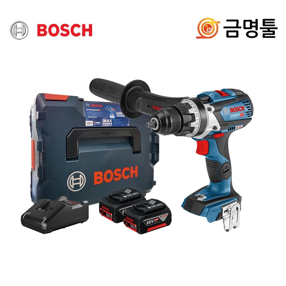 

Зарядная дрель Bosch GSR18V 110C 18 В 5,0 Ач, 2 шт., двигатель BL, 2 скорости, металлический патрон 13 мм