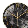 Dekorative Marmorierte Wanduhr Analog Still 12 Zoll Nicht Rund für Büro