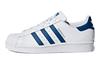 Oryginalne SUPERSTAR Wygodne Niskie Buty Skateboardowe Biało-Niebieski Ogon Unisex F34163