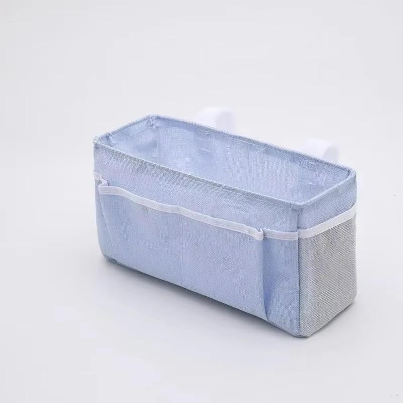 

Dorm Bedside Hanging Storage Bag | Sofa Organizer for Living Room | Wall-mounted Bedside Shelf синій