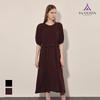VVOLIVIA Knit Collar String Dress_Vvcoa4F7261