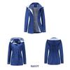 2024 Women's Plus Size Trench Coat with Detachable Hood - Autumn/Winter Collection