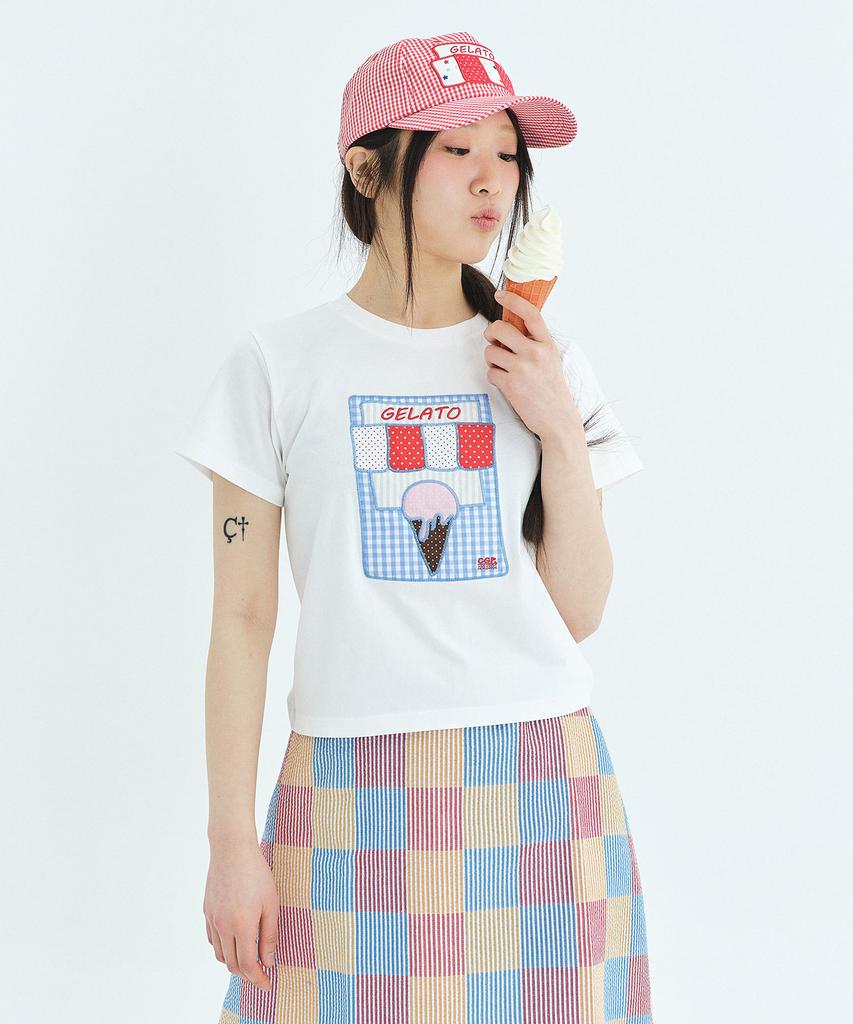 CGP (Women) Gelato Short Sleeve T-Shirt - Off White