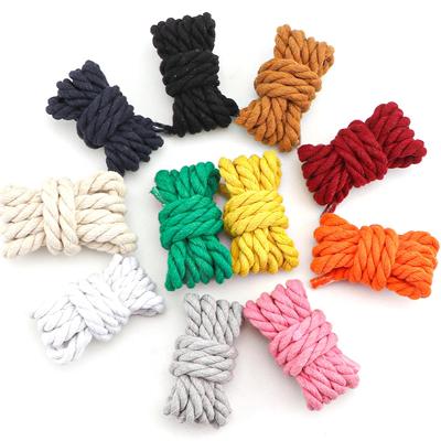 1 Paar 1CM Bunte Baumwollschnürsenkel Turnschuhe Dickere runde Schnürsenkel Qualitätsseil Schnürsenkel Stiefel Schnürsenkel Schuhe 100/120/140/160CM