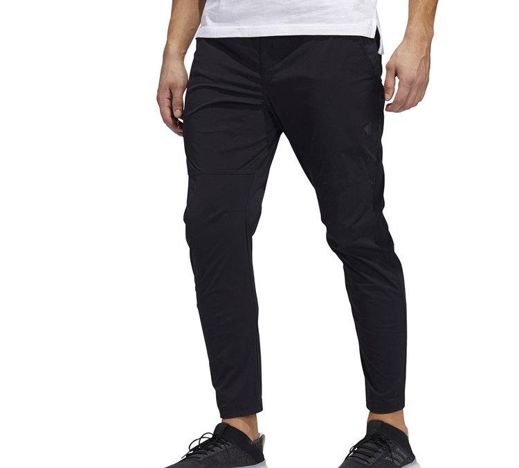 Adidas Knitted Sweatpants Men's Black Moderate Tapered Pants FT2788