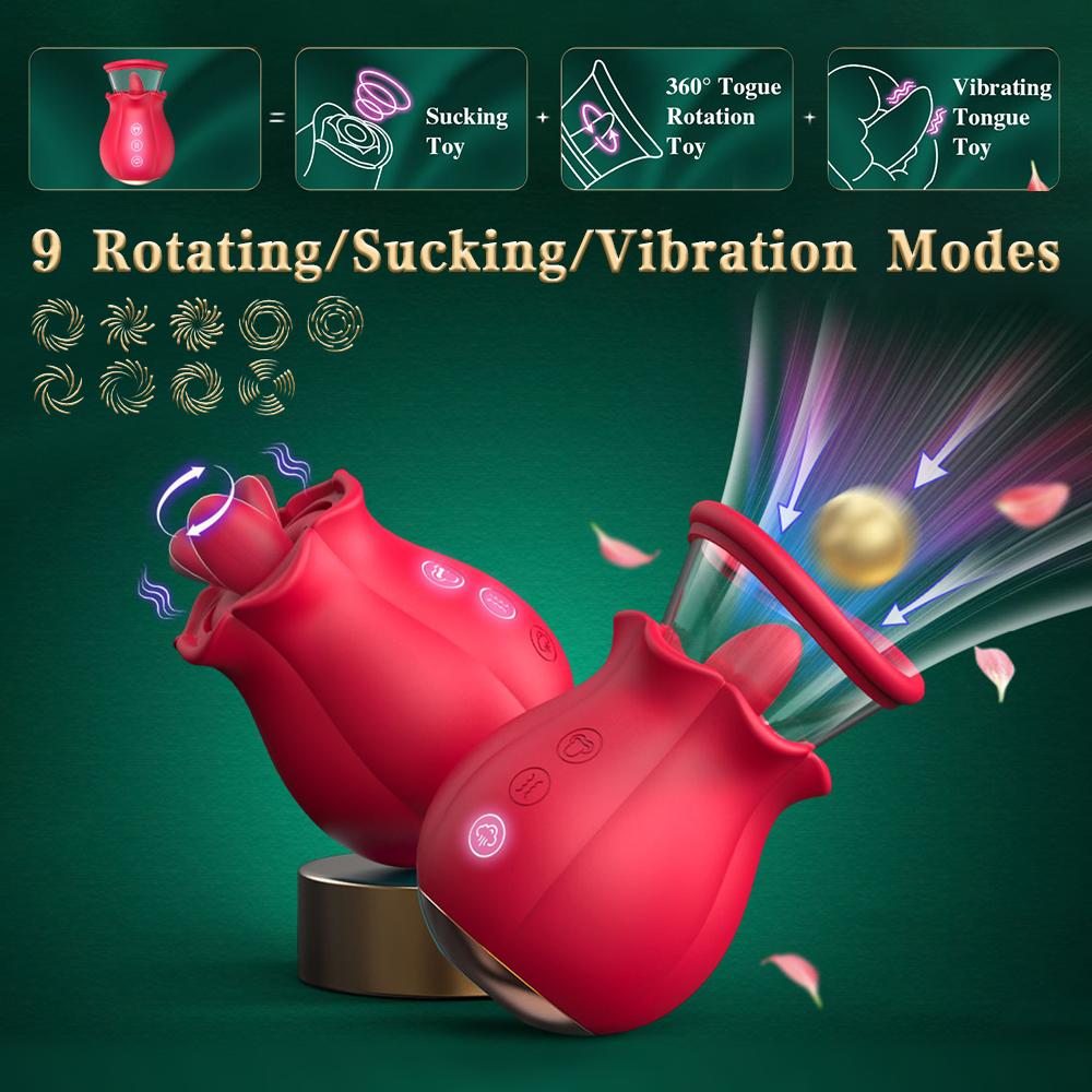Sucking Licking Vibrator Tongue Licking Clitoris Sucker for Women Female Clitoral G Spot Nipple Stimulator Massager Adult Goods