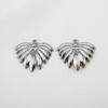 2Pcs Stainless Steel Gold Plated PVD Charms Leaf Vintage Leave for DIY Necklace Earrings Jewelry Making Accessories Wholesale