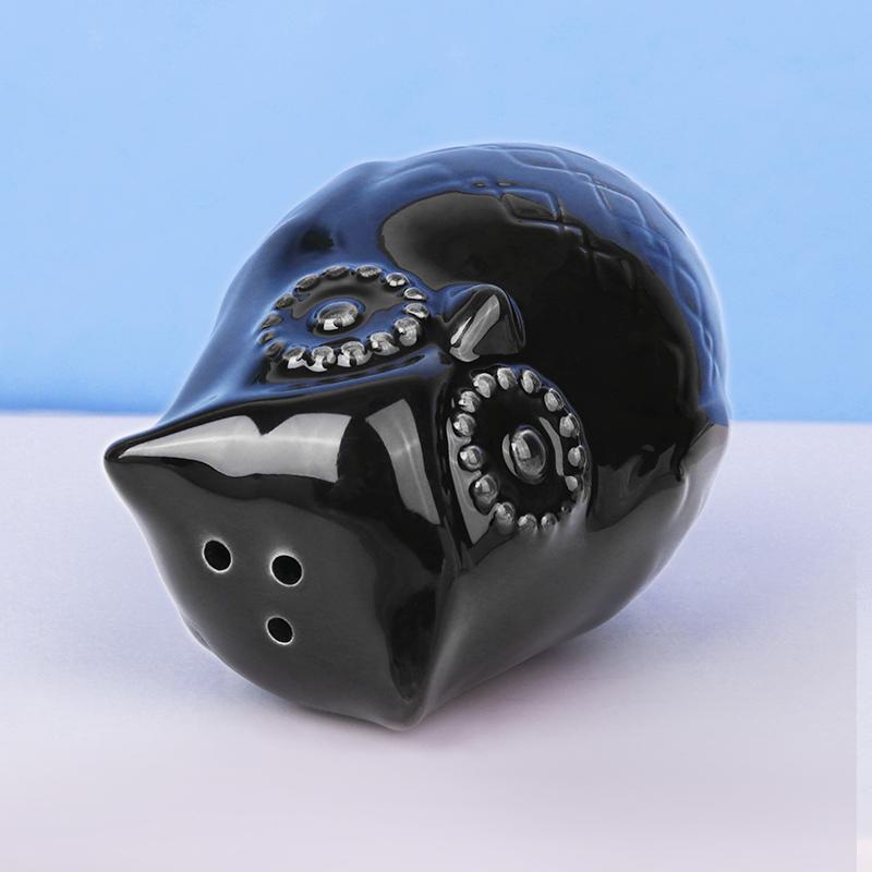 Handmade Owl Ceramic Salt & Pepper Shaker Set Unique Rustic Charming Kitchen and Home Decor Tableware Gift Idea