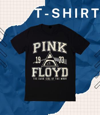 Pink Floyd DSOTM 73 Dark Side Of the Moon Tour Concerto Merchandising Maglietta da Uomo EB.