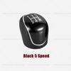 5/6Speed Car Leather Gear Shift Knob for Ford S-Max C-Max Kuga Galaxy Mondeo4 Mk4 Transit Tourneo Connect Focus Auto Accessories