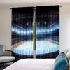 2Pcs Hockey Curtains A Sports Arena Full Of People Fans Audience Tournament Championship Match Living Room Bedroom Window Drapes