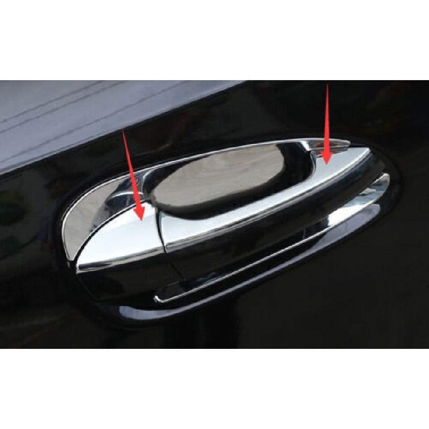 Fit For Benz GLK 2009-2015 Chrome Cover Trim Exterior Side Door Handle ABS 2PCS