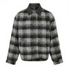 Represent Mens Leather Accents Two-Way Regular Overshirt