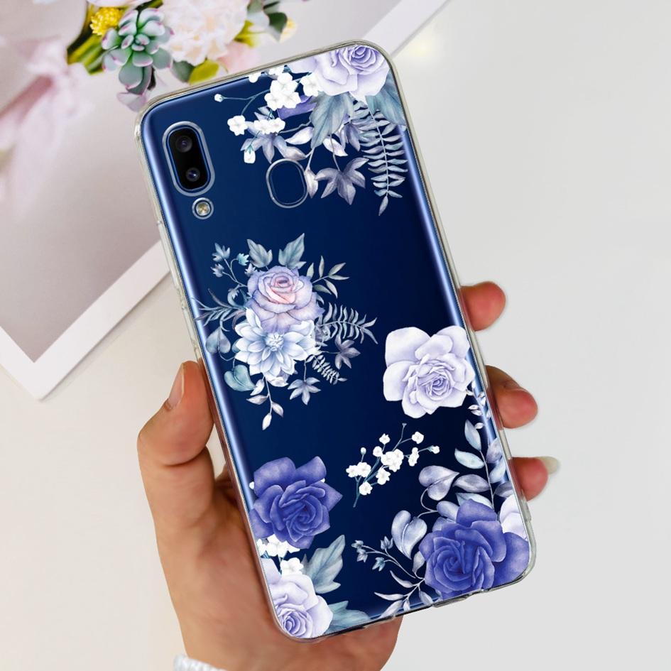 For Samsung Galaxy A20 Case A205 SM-A205F Silicone Cover Cute Astronaut Soft Phone Cases For Samsung A20e A202F A30 A305F Bumper