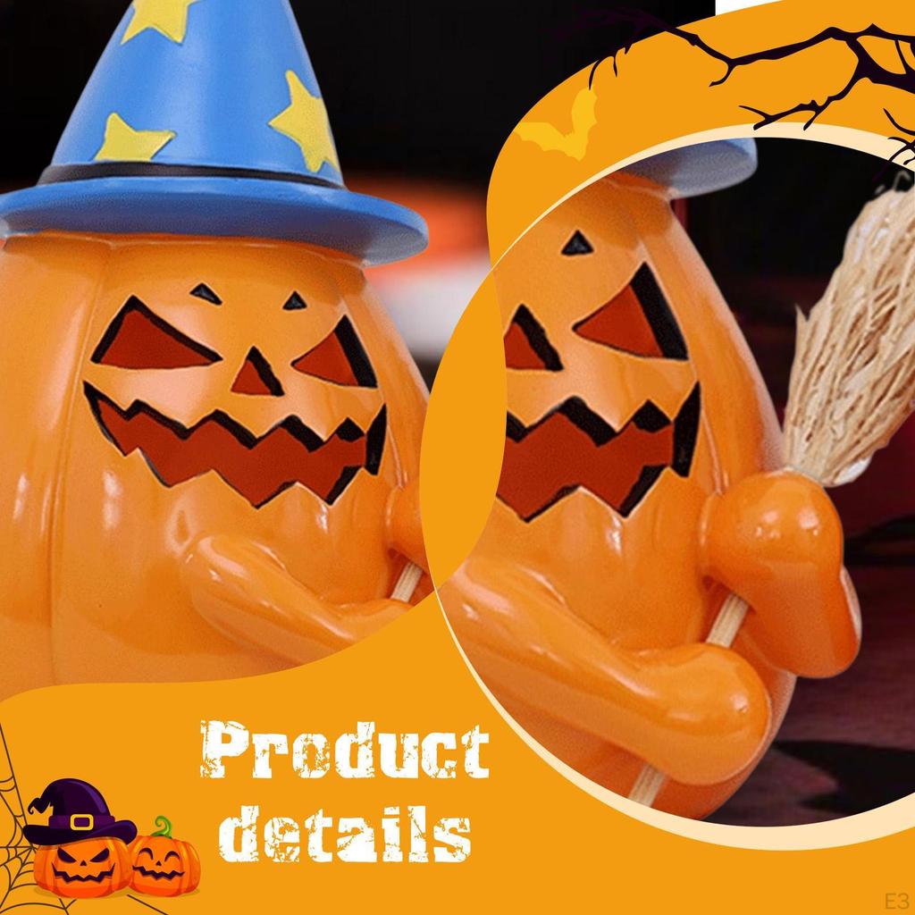 Halloween Decoration Pumpkin Light Nursery Fireplace Desktop Lighted