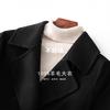 New double-sided cashmere coat female slim and thin Hepburn long oversize woolen coat