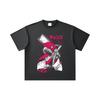 260 GSM Double Yarn 32 Count 100% Cotton Chainsaw Man V16 Denji Print Unisex Heavy Cotton T Shirt