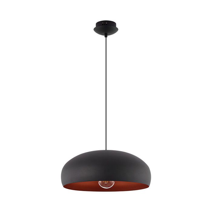Suspension décorative 1xE27 23W IP20 – Métal noir