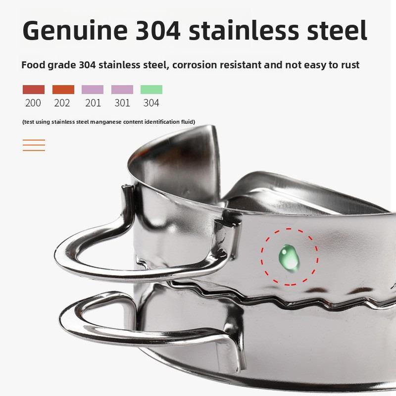 Pick Stuffing Spoon Dumpling Clip Cut Dumpling Skin Mold Stainless Steel Dumpling Artifact