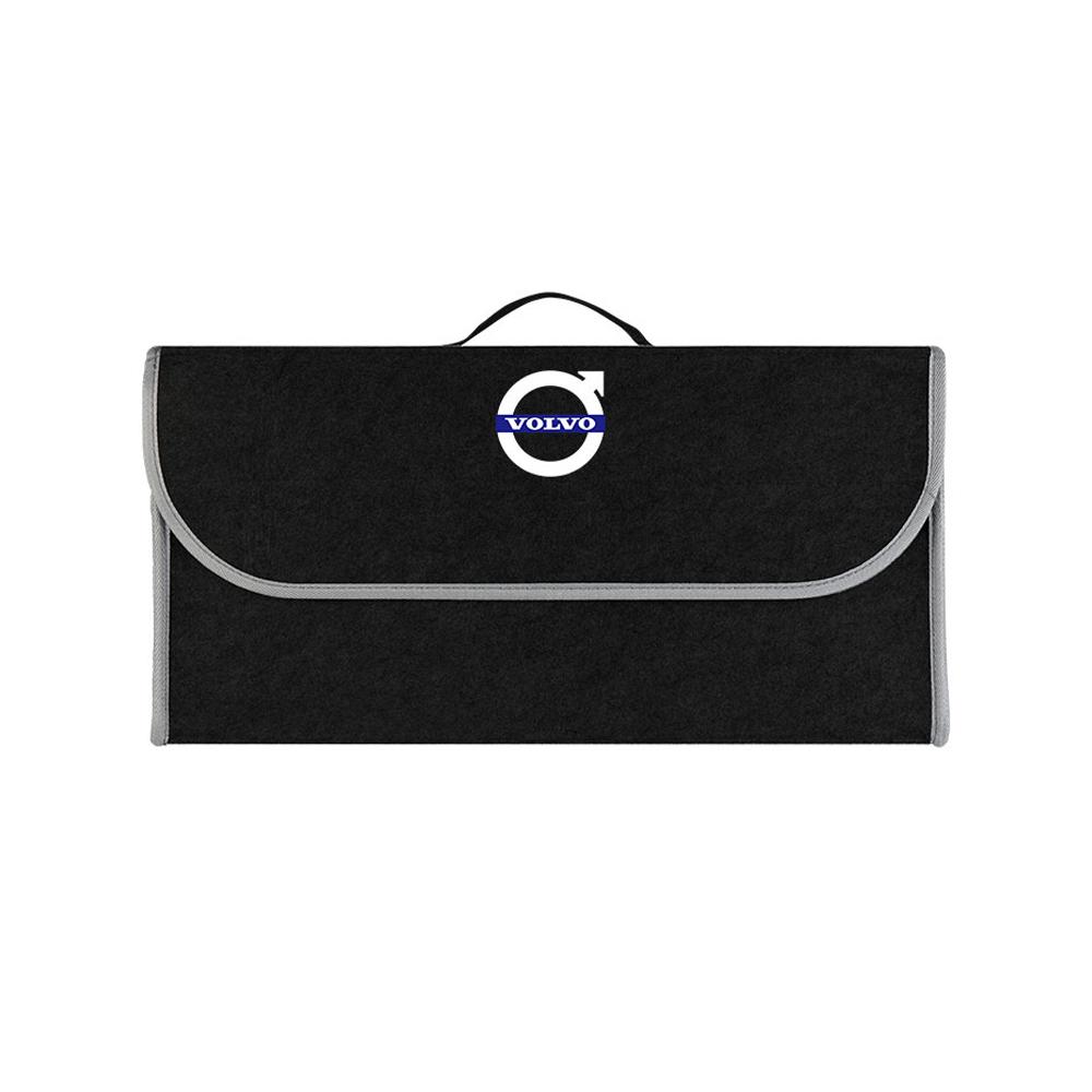 Car Trunk Storage Bag Felt Cloth Organizer Box Auto Accessories For Volvo V40 V60 V90 XC60 XC40 XC90 S60 S90 C50 S40 C70 Rdesign