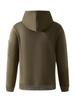 Men's Multi-Pocket Fleece Lined Hoodie Jacket - Casual and Versatile for Autumn/Winter