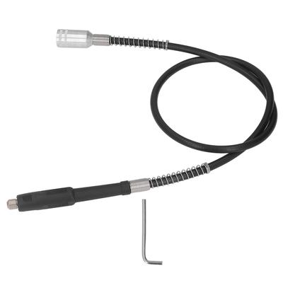 Eje de Extensión para Taladro Atornillador Conector de Rosca de 3 mm Tallado Fino ABS Flexible Eje de Rectificado Eléctrico