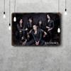 Poster Decorativo Black Veil Brides Segno di Latta Vintage Segno Metallico Placca Decorativa per Pub Bar Man Cave Club Decorazione Murale