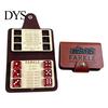 Parties Strategy Games Farkle Dice Board Game, with Faux Leather Case, 6 Dices, Wooden Game Scoreboard Scoreboard, Portable Tabletop for Travel Family