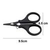 Portable Multifunction Fishing Scissor Stainless Steel Scissors Cut Pe Braid Line Lure Oxford Bag Fishing Tool Accessories