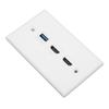 HD Multimedia Interface Ethernet USB Wall Plate 2 Port HD Multimedia Interface Keystone 1 Port USB 3.0 Wall Plate