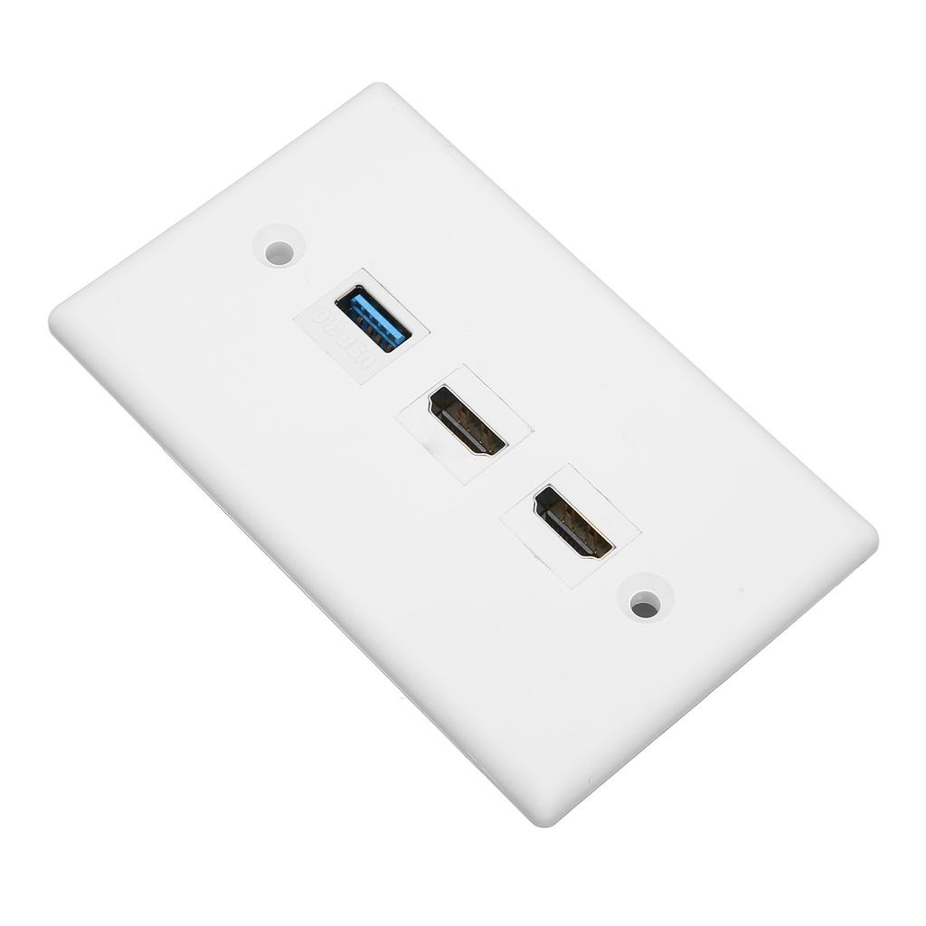 HD Multimedia Interface Ethernet USB Wall Plate 2 Port HD Multimedia Interface Keystone 1 Port USB 3.0 Wall Plate