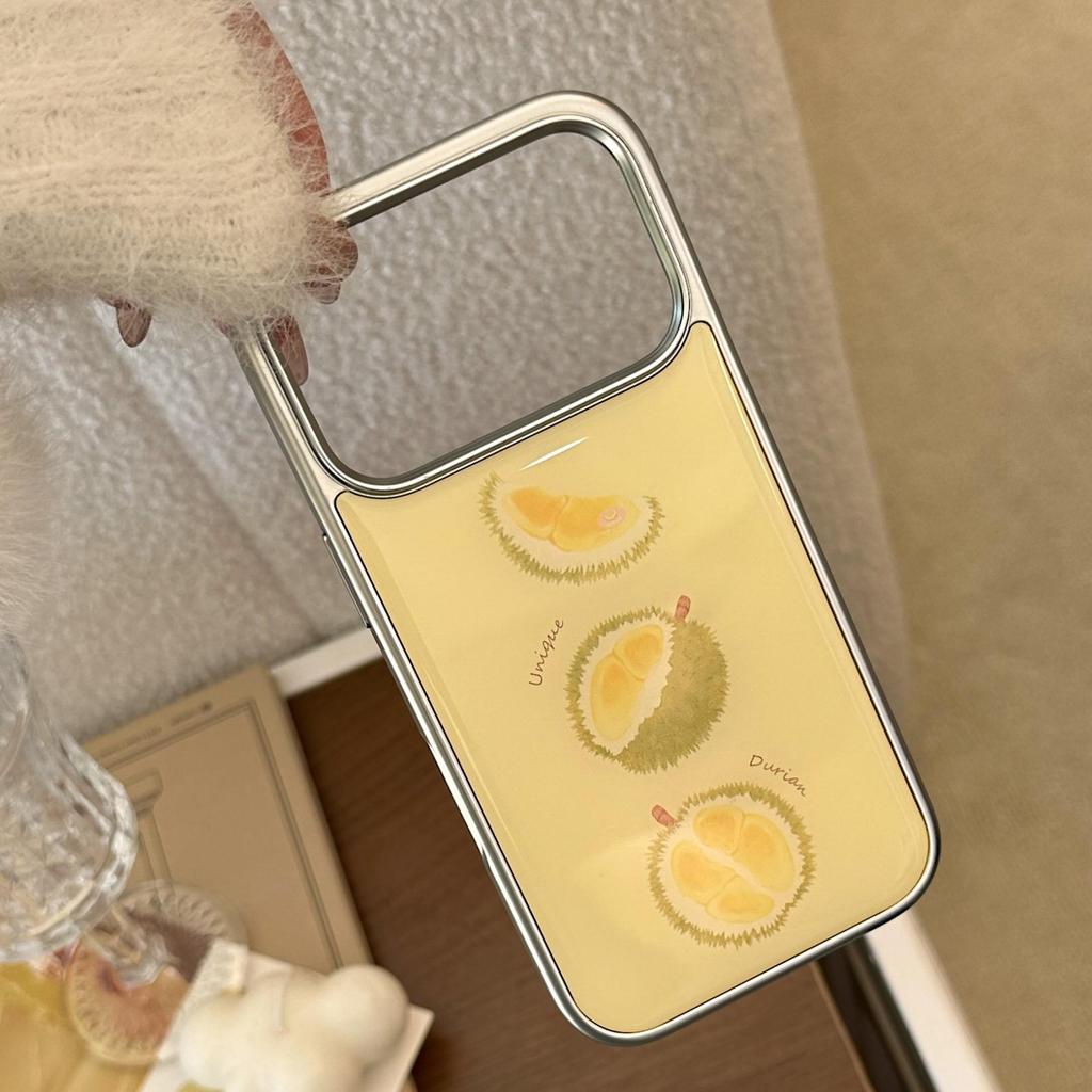 Creative Durian Phone Case for iPhone 16, iPhone 17, and iPhone 17 Pro Max