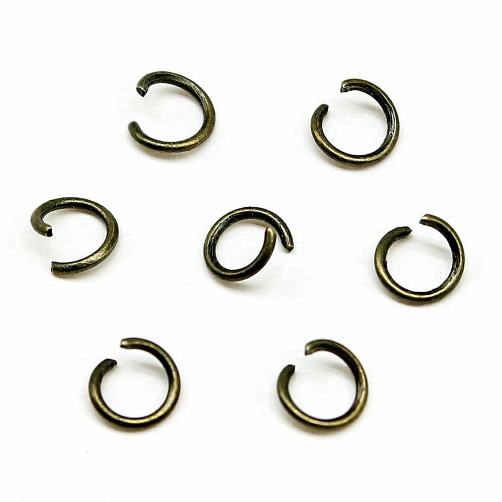 5 Colors 6 Sizes Jump Rings Open Connectors For Jewelry Making Components
