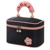 Large-Capacity Pearl Opening Cosmetic Travel Bag, Multifunctional Handheld Toiletry Storage