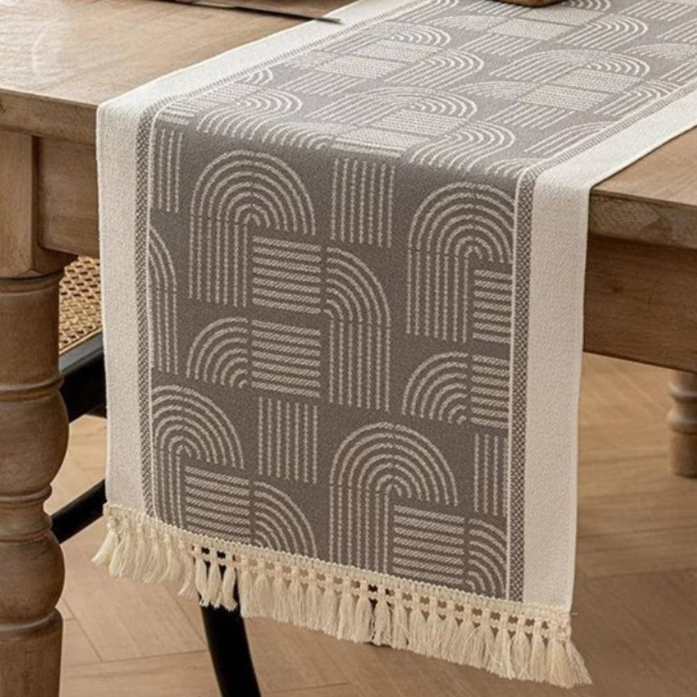 Nordic Style Table Runner Waterproof Table Flag Tablecloth Table Cover  Living Room
