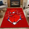 "Red Spider Mask with Web Design" Patterned Carpet, Non Slip Mat Suitable for Living Room and Bedroom Sofas