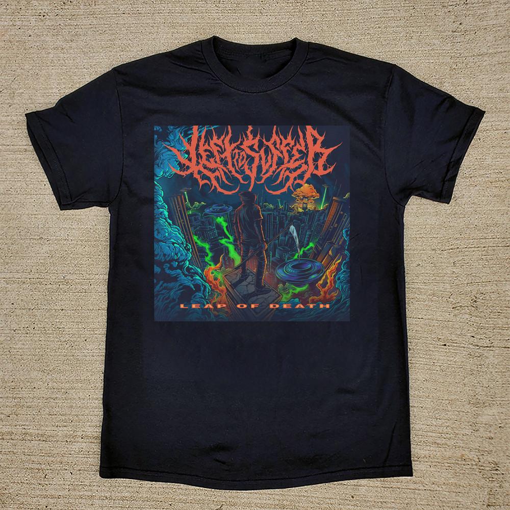 Collection Left to Suffer - Leap of Death T Shirt Black All Size S to 5XL Unisex T-Shirt XXXXL