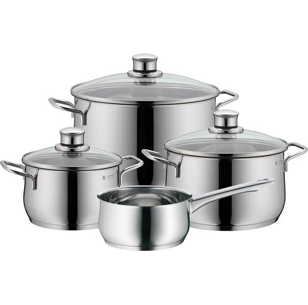 WMF Diadem Plus Saucepan Set, 4 Pieces (3201113653)