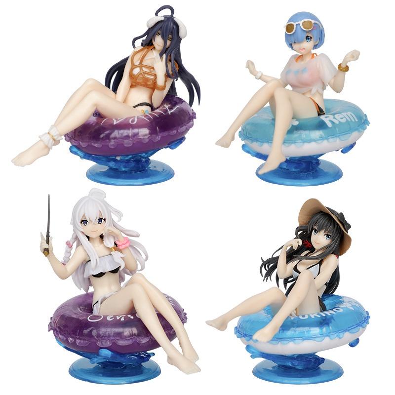PVC-Material 10 cm Höhe Anime-Figur Zusammenbau erforderlich Verschiedene Farben