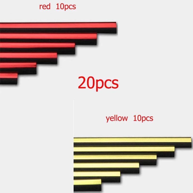 10/20Pcs Car Air Conditioner Outlet Decorative U Shape Moulding Trim Decor Strips Car Styling Car Door Edge Corner Protector