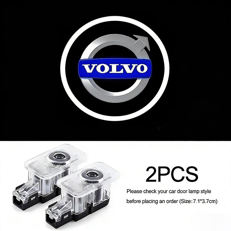 For Volvo S932PCS LED Car Door Logo Projector Welcome Ghost Shadow Light Accessories For Volvo S60 S80 S90 V60 V40 XC60 XC90 XC40 V90 S80